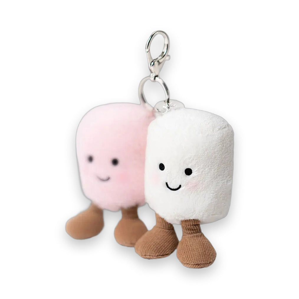 Jelly Cat Amuseables Pair of Marshmallows Bag Charm 