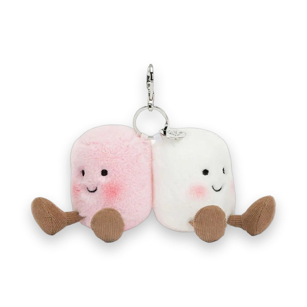 Jelly Cat Amuseables Pair of Marshmallows Bag Charm 