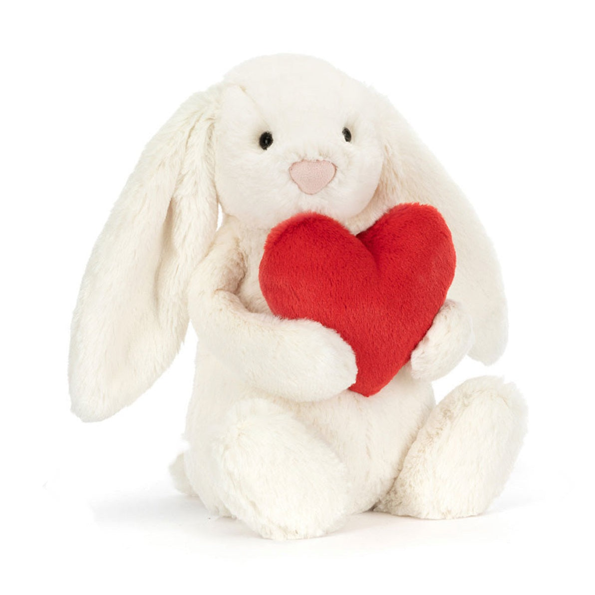 Jelly Cat - Bashful Red Love Heart Bunny 