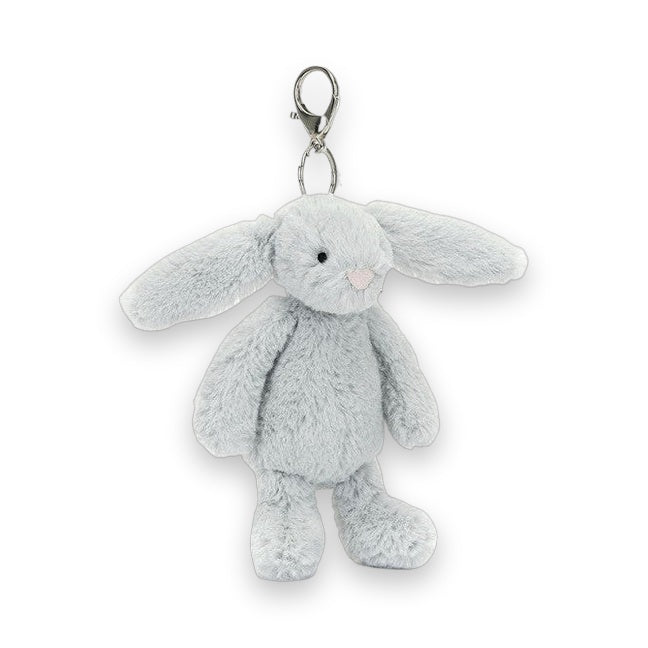 Jelly Cat Bashful Silver Bunny Bag Charm 