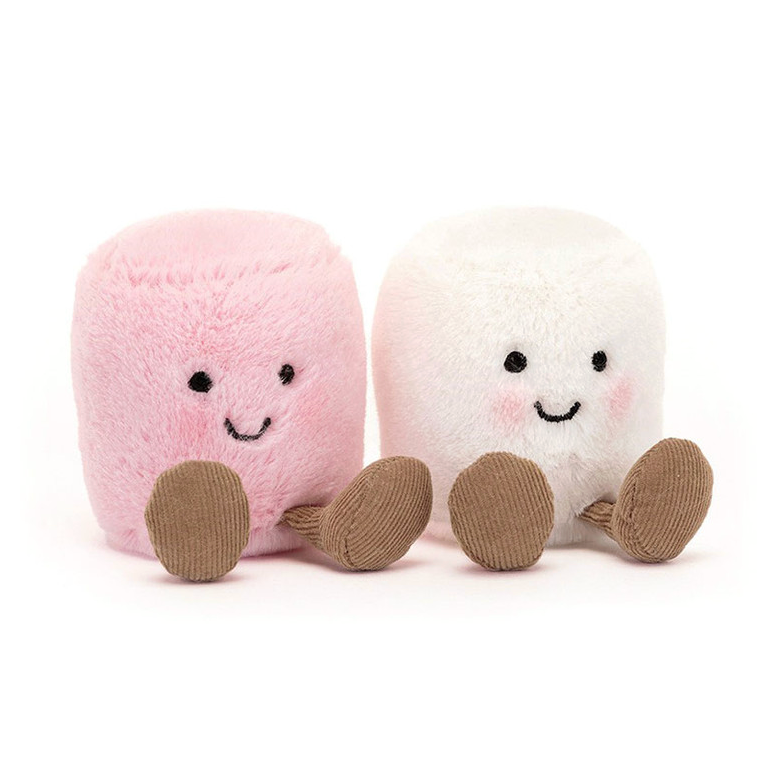 Jellycat Amuseables Pink and White Marshmallows 