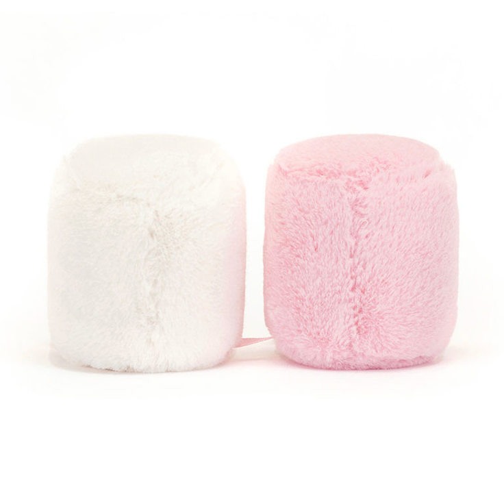Jellycat Amuseables Pink and White Marshmallows 