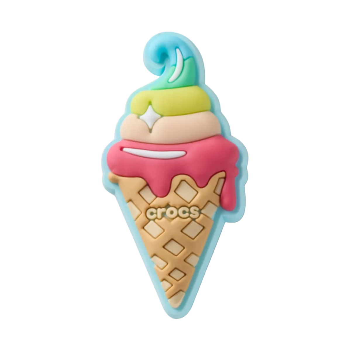 Jibbitz Charm Ice Cream Waffle