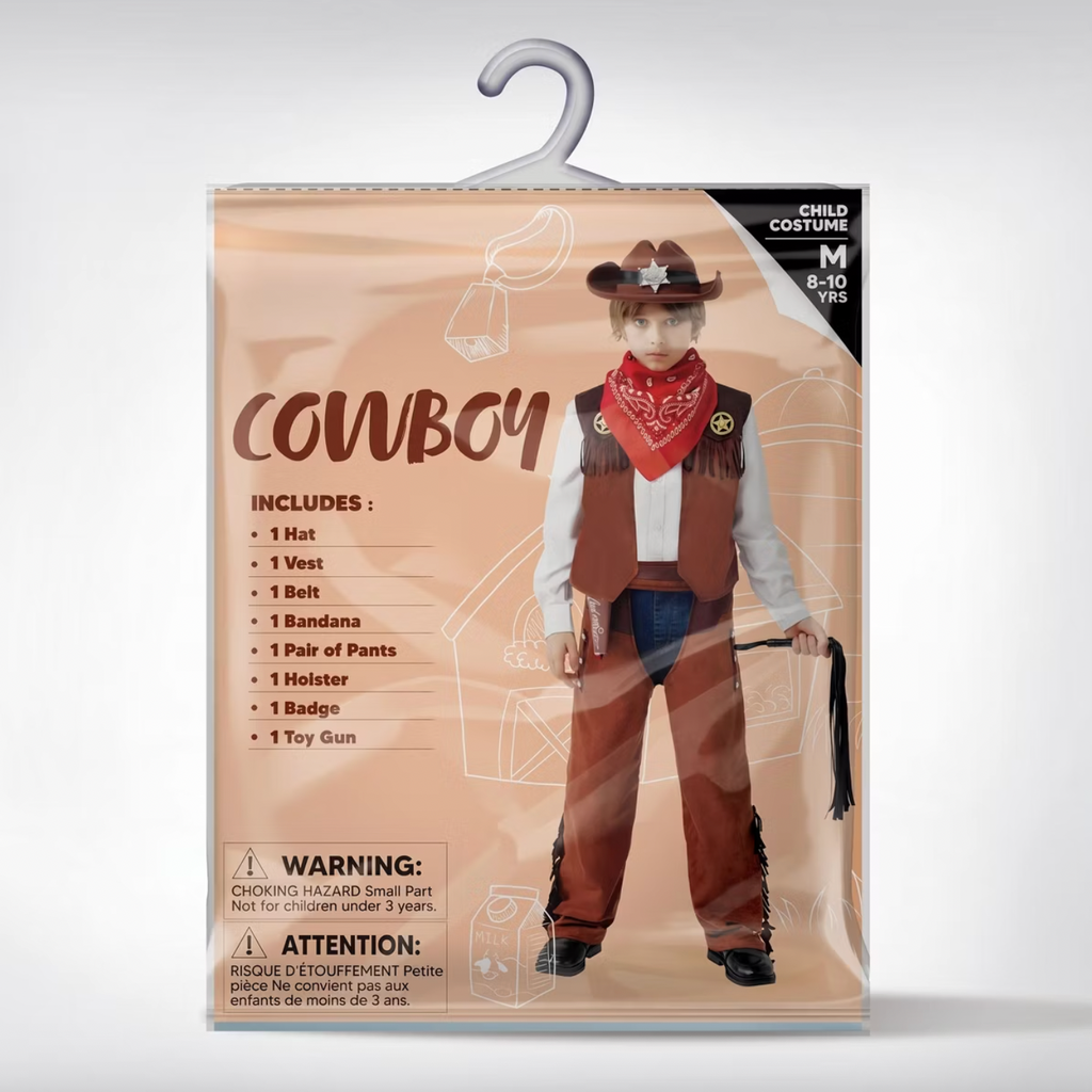 Joyfy Halloween Costume Cowboy Set