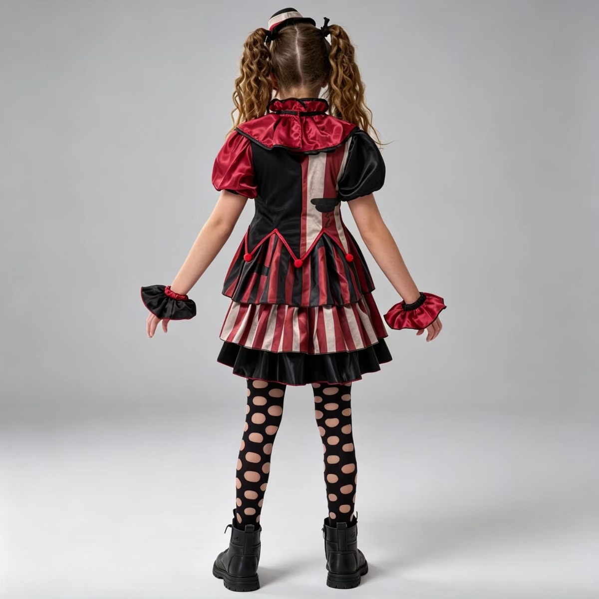 Joyfy Halloween Girls Scary Clown Costume