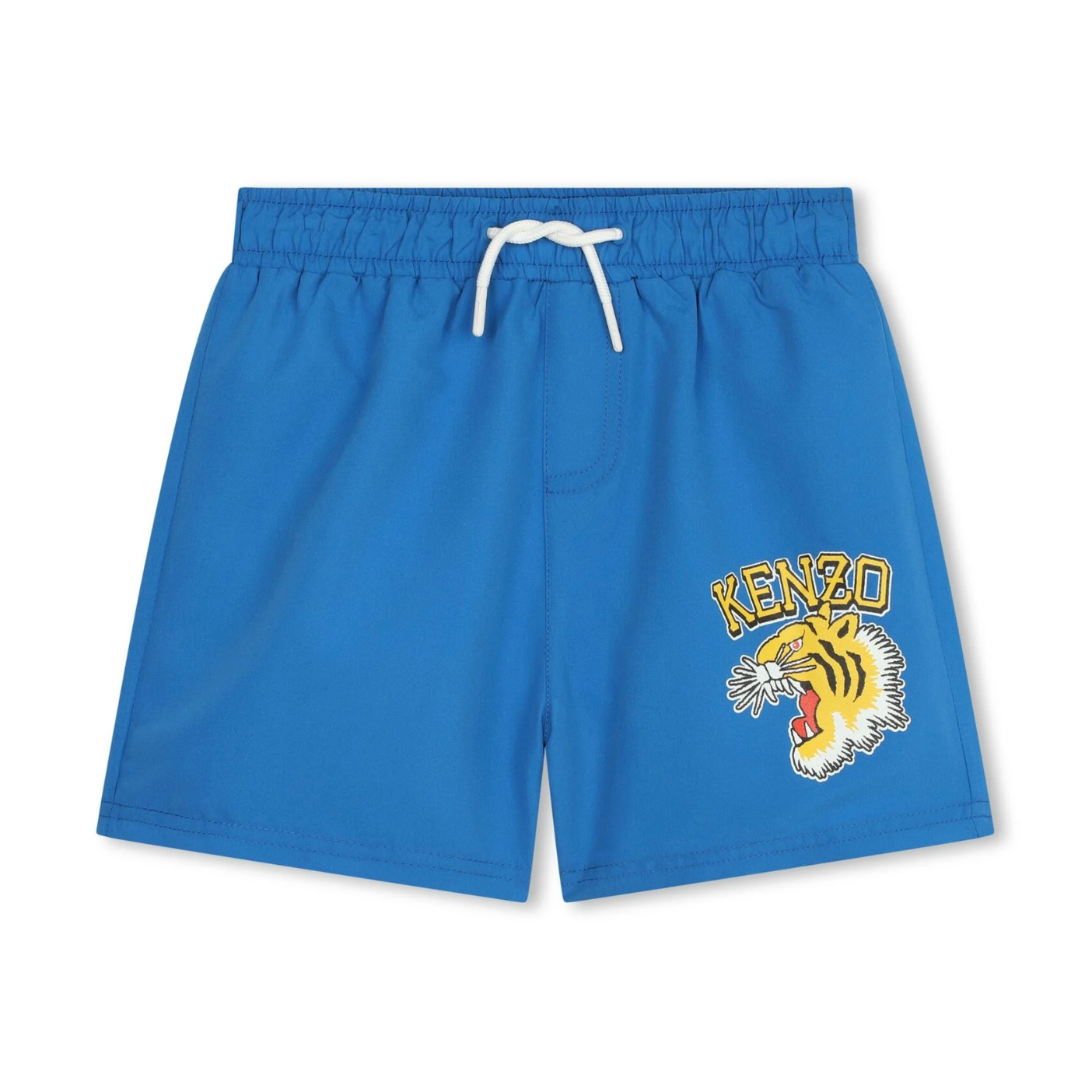KENZO KIDS Boys Blue Varsity Tiger Swim Shorts 