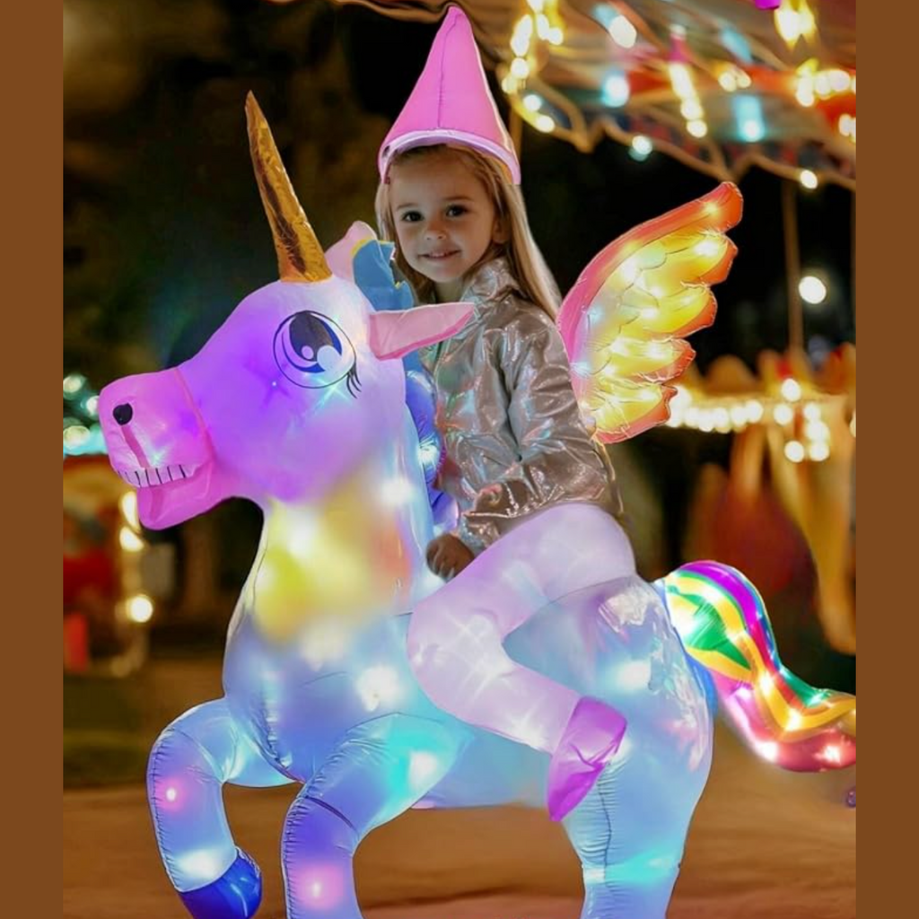 Kids Inflatable Unicorn Costume 3-5