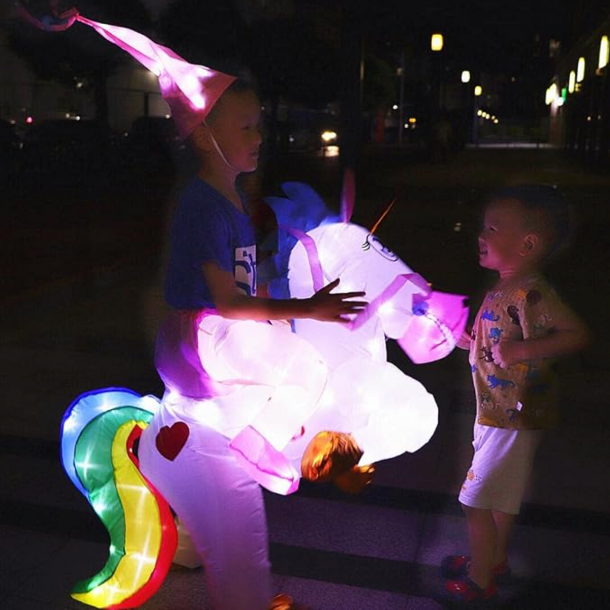 Kids Inflatable Unicorn Costume 3-5