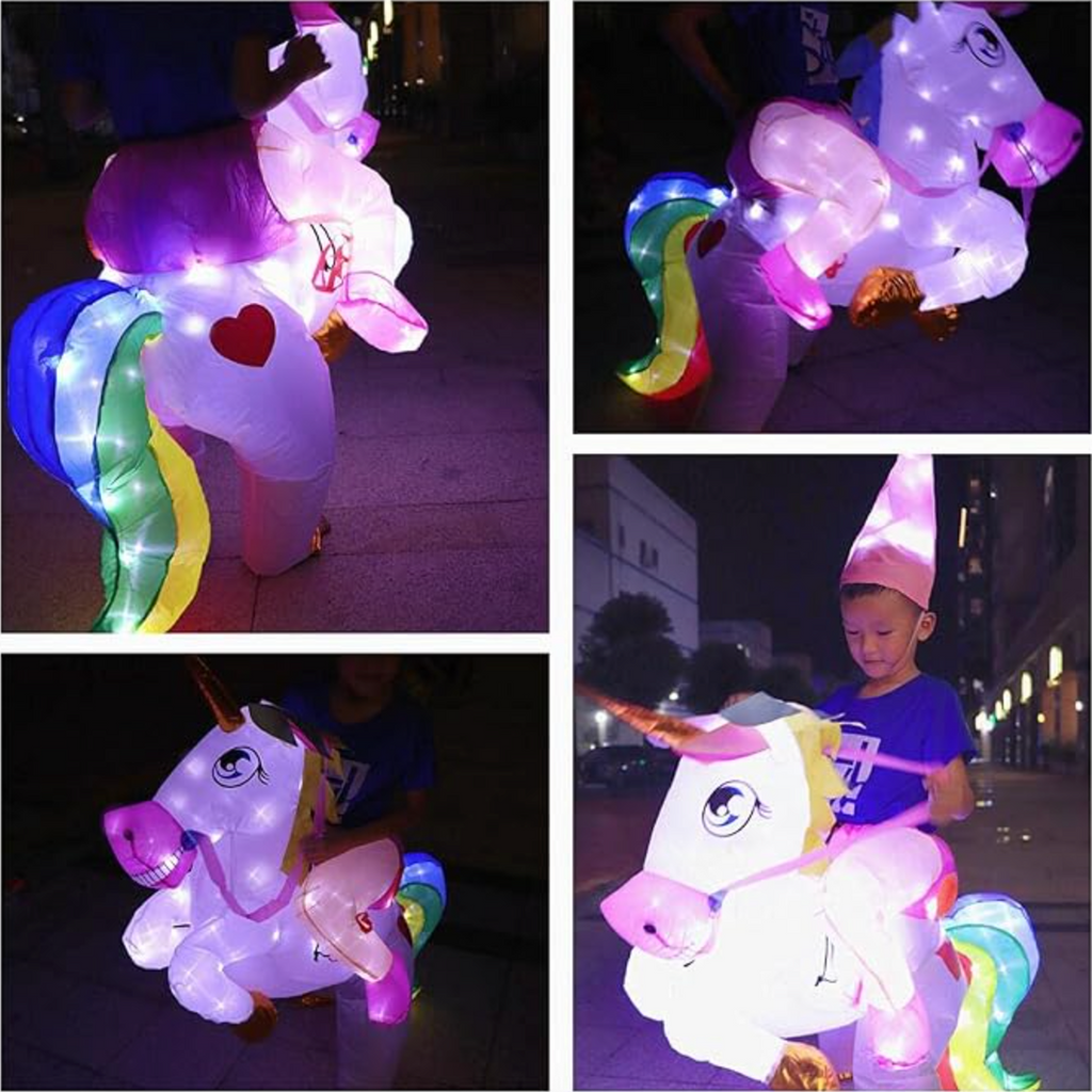 Kids Inflatable Unicorn Costume 3-5
