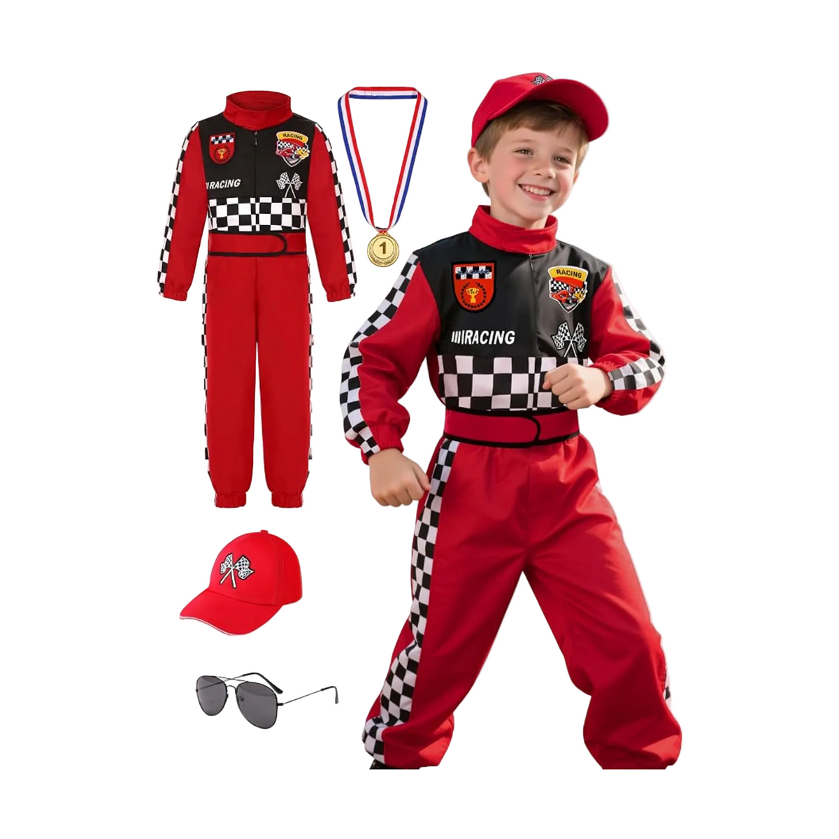 Kids Race Car Driver Costume