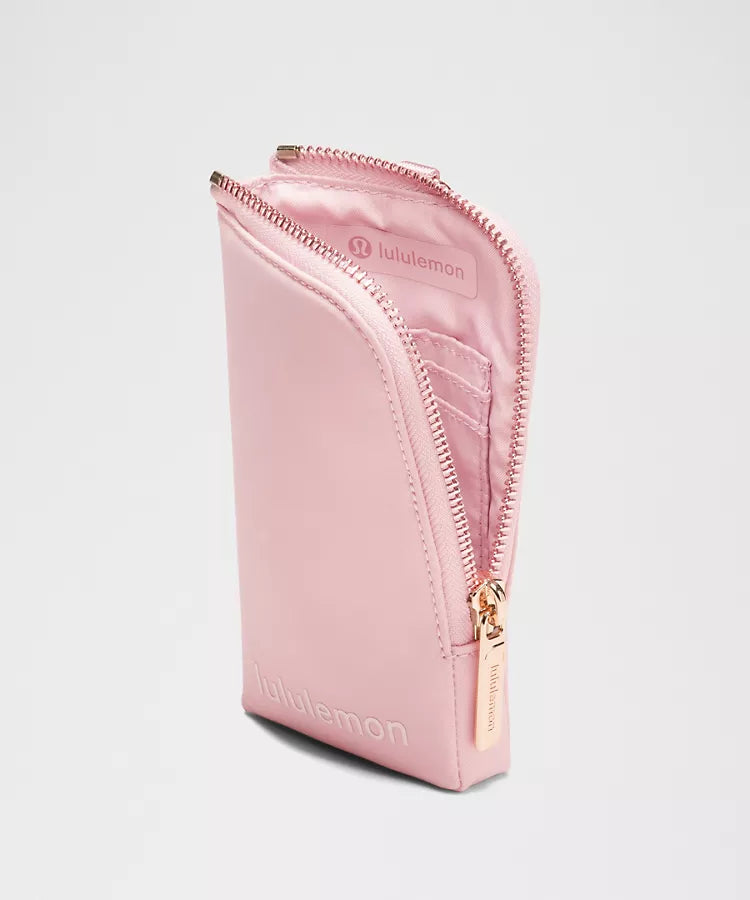 LuluLemon Dual Pouch Wristlet-Colour Mink Berry/Light Ivory