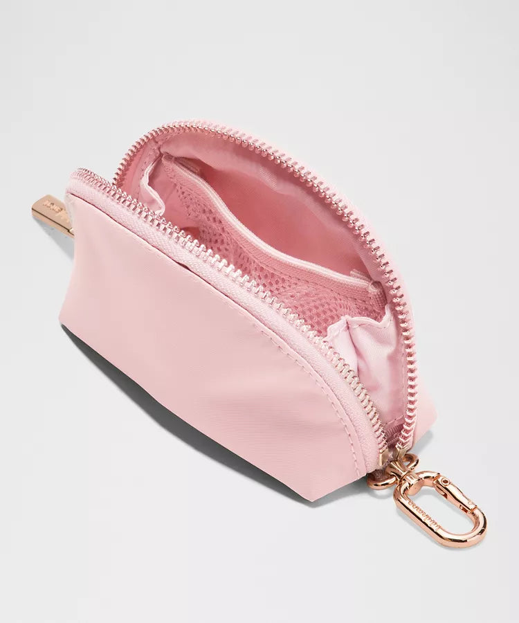 LuluLemon Dual Pouch Wristlet *Wallet-Colour Red Clay/Mink Berry