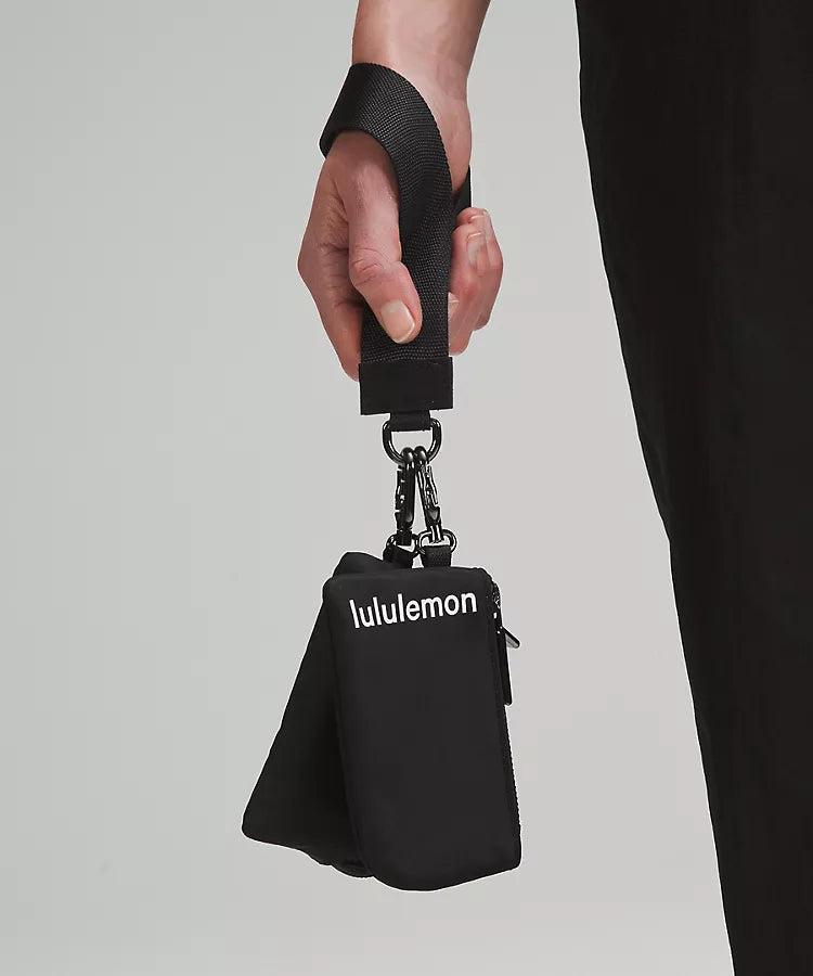 LuluLemon Dual Pouch Wristlet-Colour Black