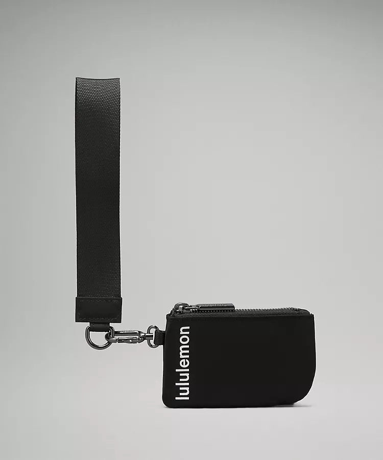 LuluLemon Dual Pouch Wristlet-Colour Black