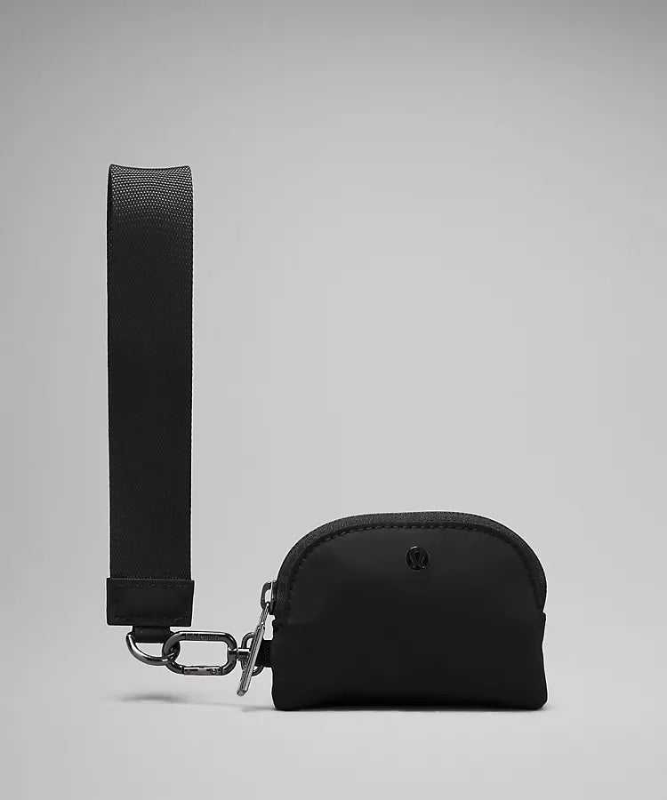 LuluLemon Dual Pouch Wristlet-Colour Black