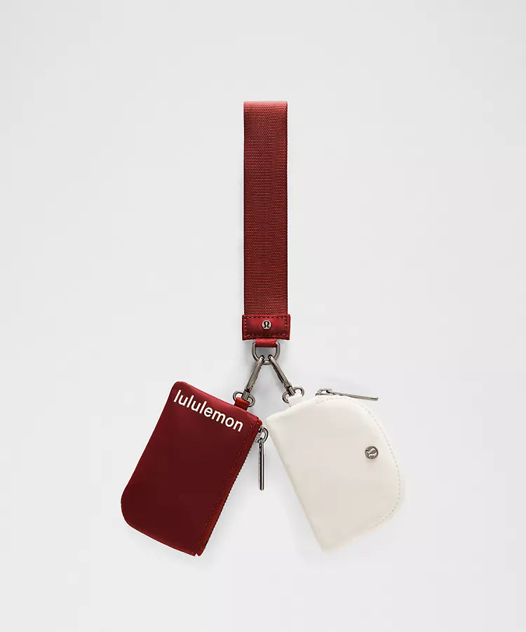 LuluLemon Dual Pouch Wristlet-ColourRockwood/Light Ivory