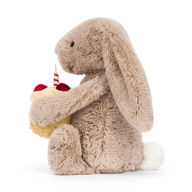*Limited Quantity * Jelly Cats - Bashful Beige Bunny 'Birthday' 