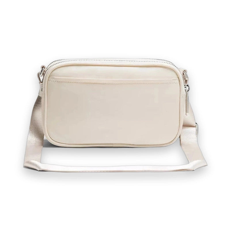 LuluLemon Crossbody Camera Bag 2L- Colour Light Ivory/Silver 