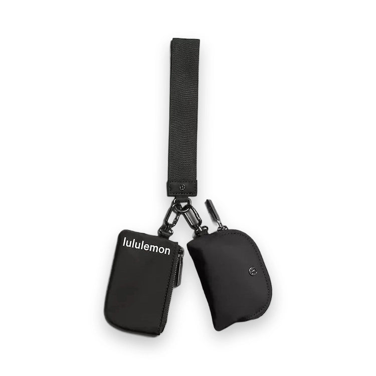 LuluLemon Dual Pouch Wristlet-Colour Black 