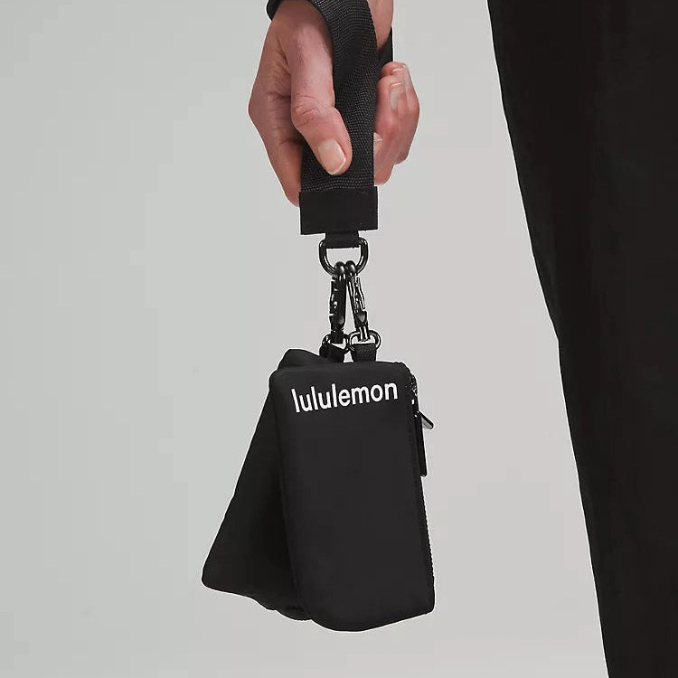 LuluLemon Dual Pouch Wristlet-Colour Black 