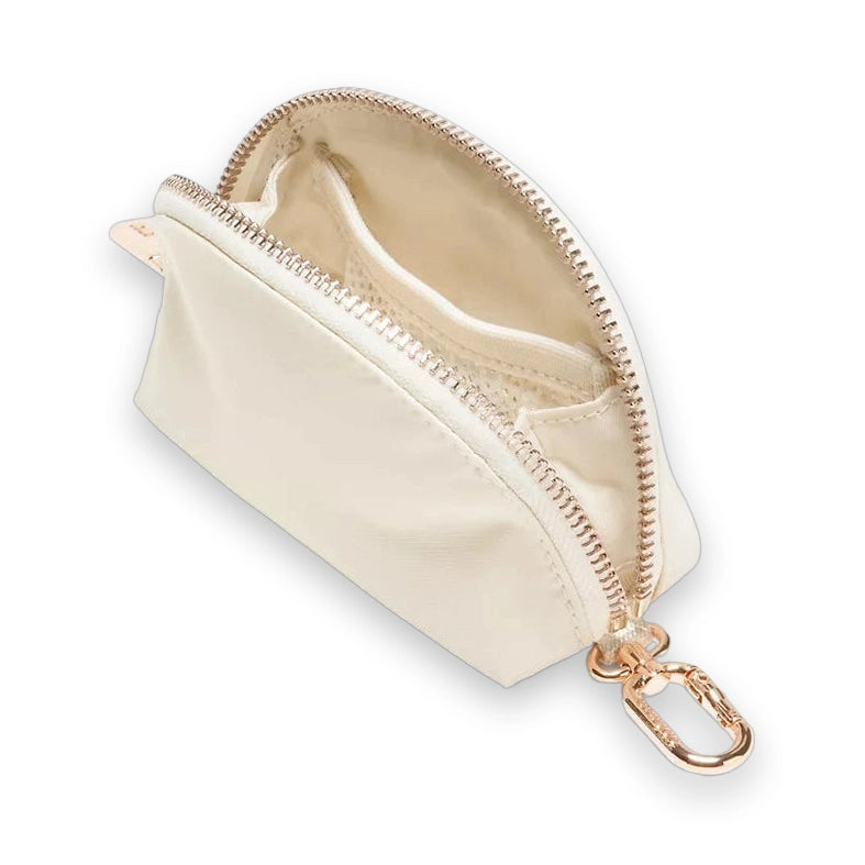 LuluLemon Dual Pouch Wristlet-Colour Mink Berry/Light Ivory 