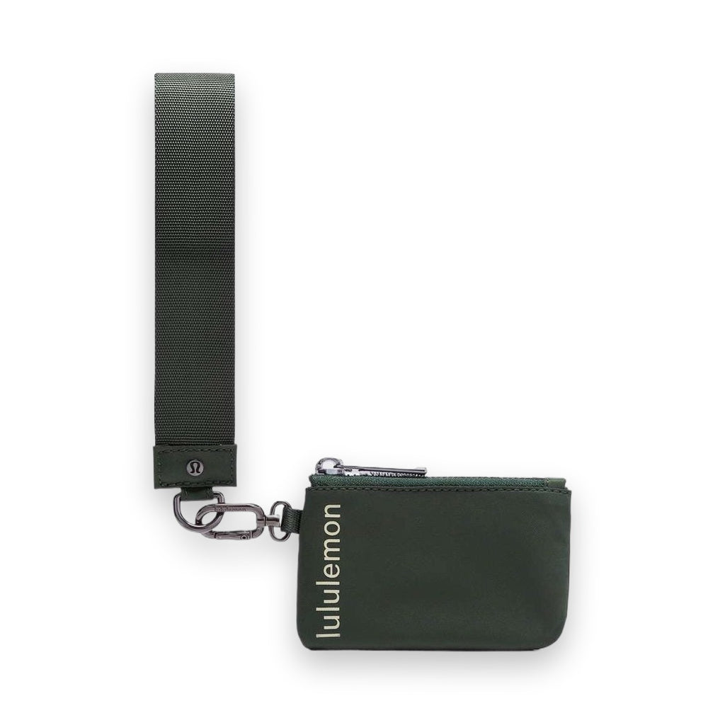 LuluLemon Dual Pouch Wristlet-ColourRainforest Green/Honeydew 