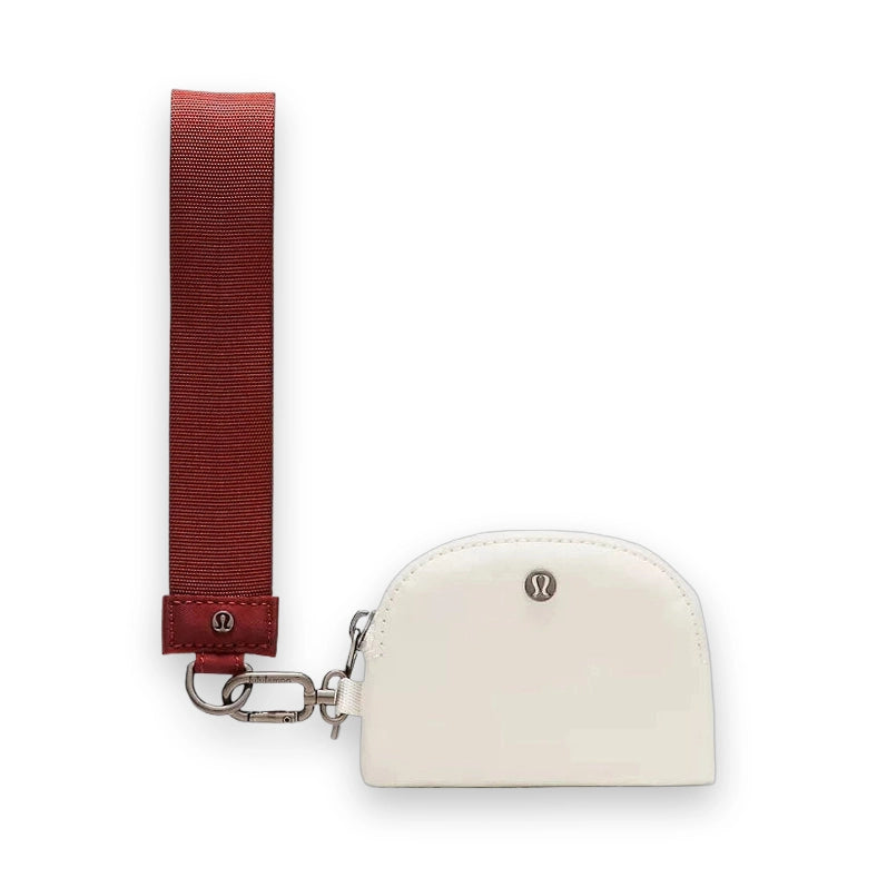 LuluLemon Dual Pouch Wristlet-ColourRockwood/Light Ivory 