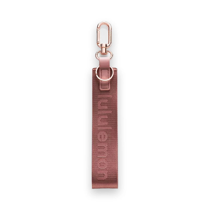 LuluLemon KeyChain NeverLost-ColourRed Clay/Rockwood 