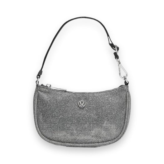 Lululemon City Essentials Mini Shoulder Bag 1L Glitter - Dark Silver/Graphite Grey/Silver 