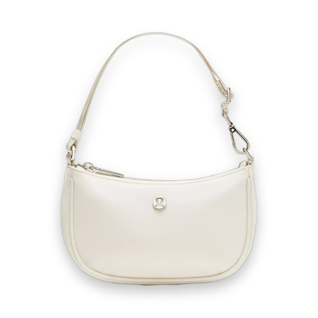 Lululemon City Essentials Mini Shoulder Bag 1L - Light Ivory/Silver 