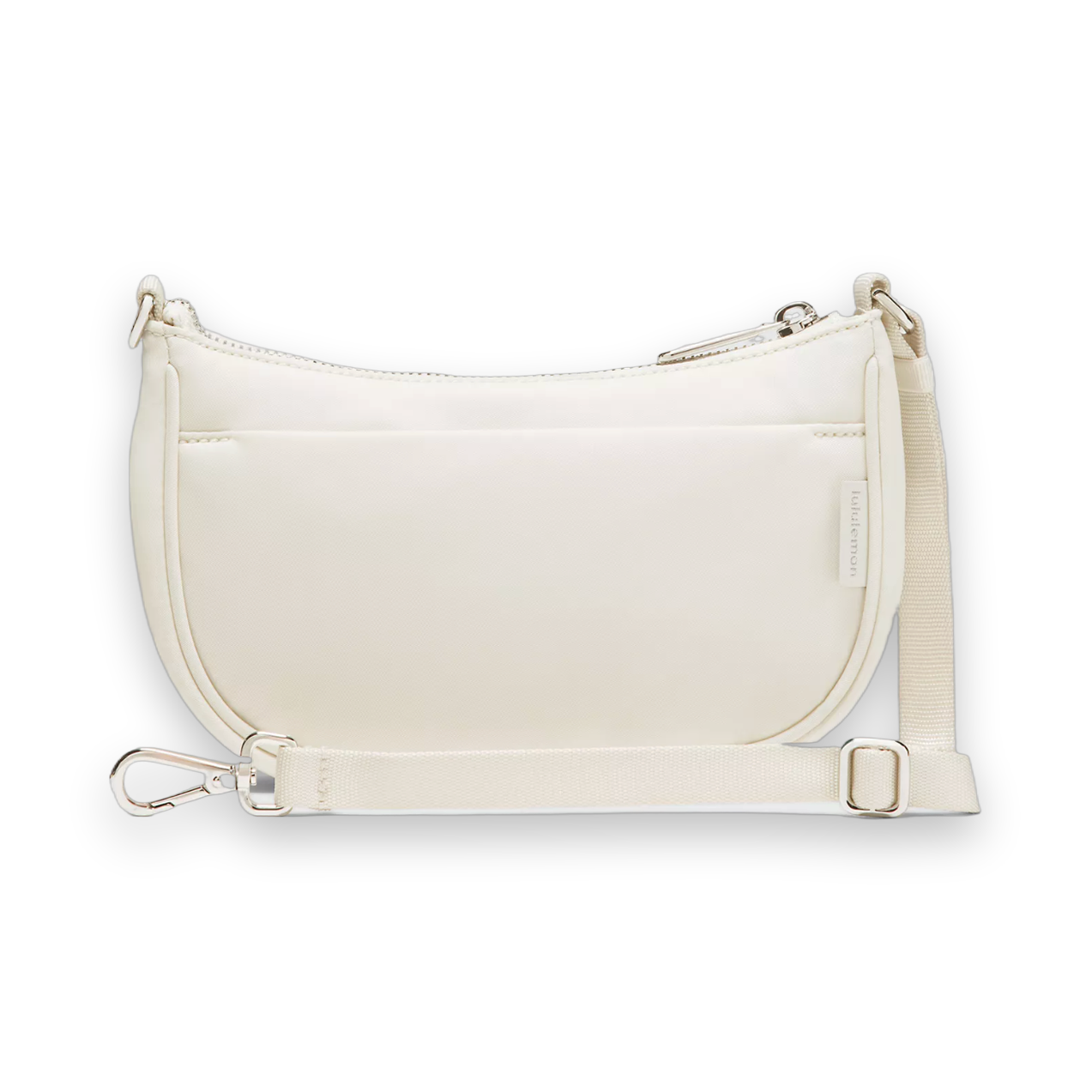Lululemon City Essentials Mini Shoulder Bag 1L - Light Ivory/Silver 