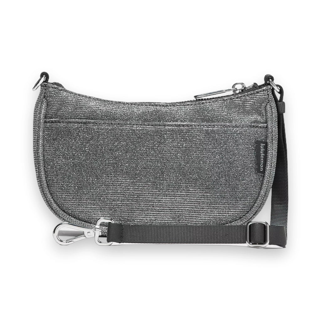 Lululemon City Essentials Mini Shoulder Bag 1L Glitter - Dark Silver/Graphite Grey/Silver 