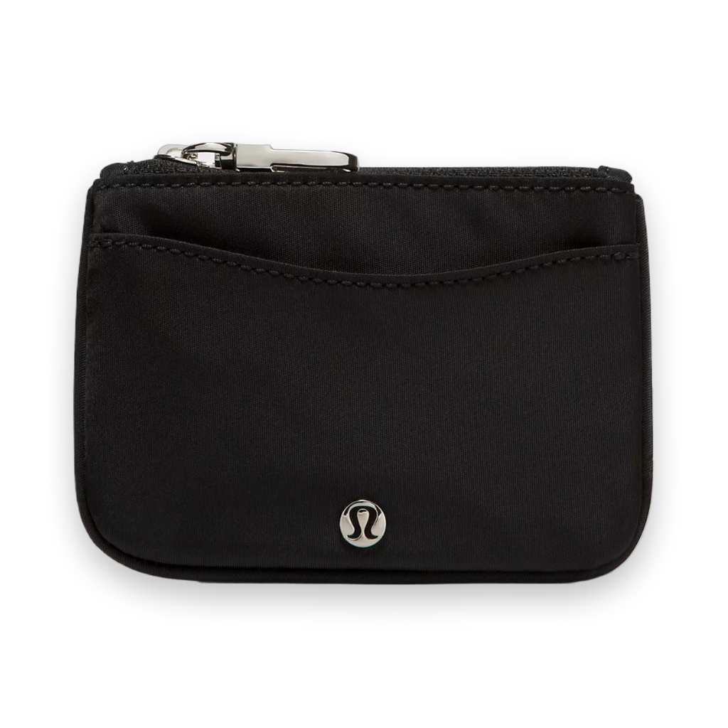 Lululemon Clippable Card Holder - Black/Silver