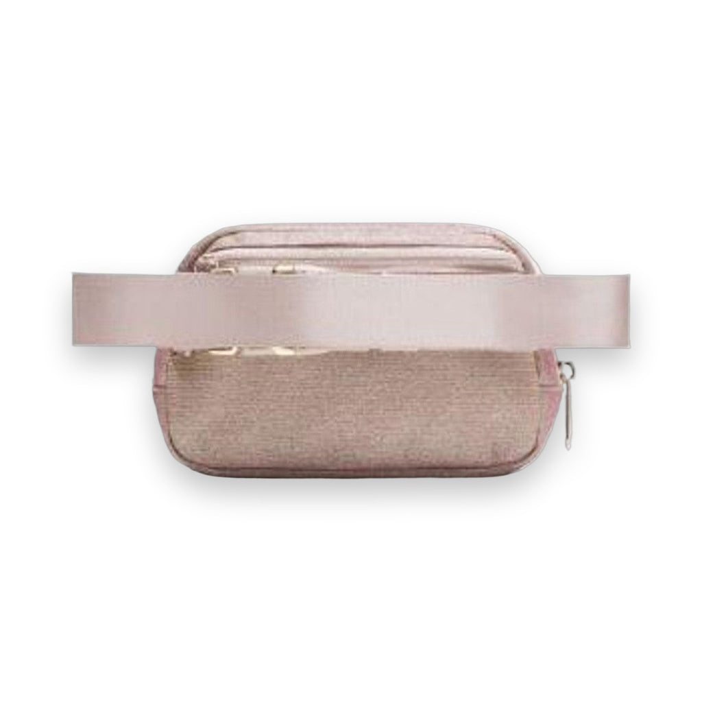 Lululemon Everywhere Belt Bag 1L Glitter Champagne/Muse/Gold 