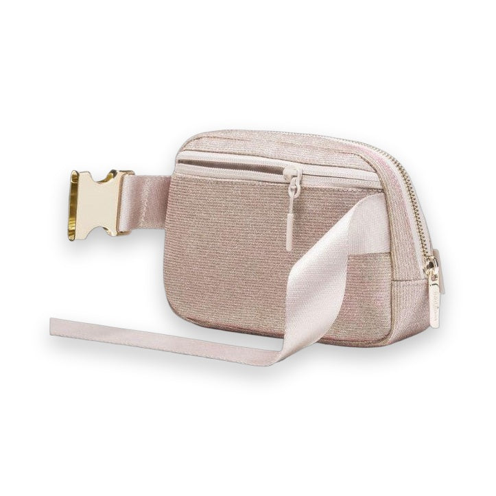 Lululemon Everywhere Belt Bag 1L Glitter Champagne/Muse/Gold 