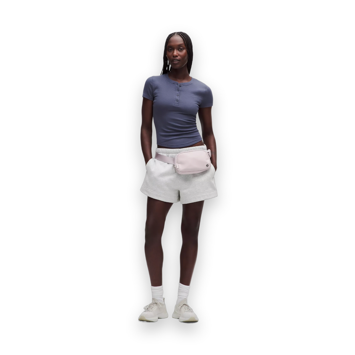 Lululemon Everywhere Belt Bag 1L - Icy Taupe/Silver