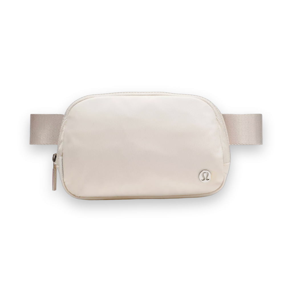 Lululemon Everywhere Belt Bag with Long Strap 1L - Light Ivory/Silver