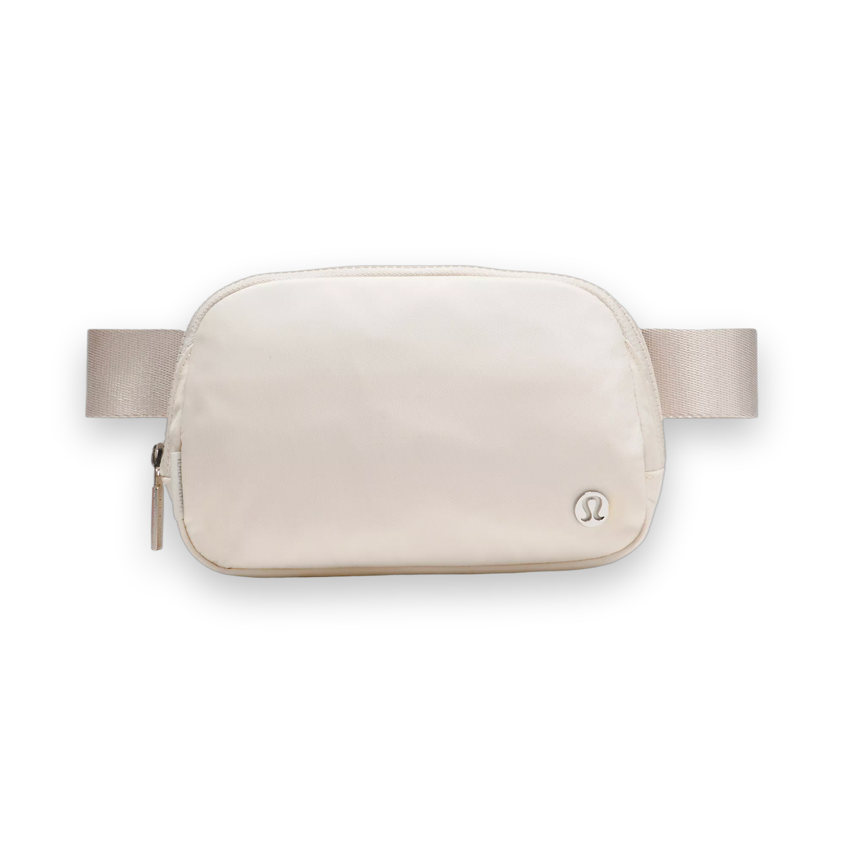 Lululemon Everywhere Belt Bag with Long Strap 1L - Light Ivory/Silver