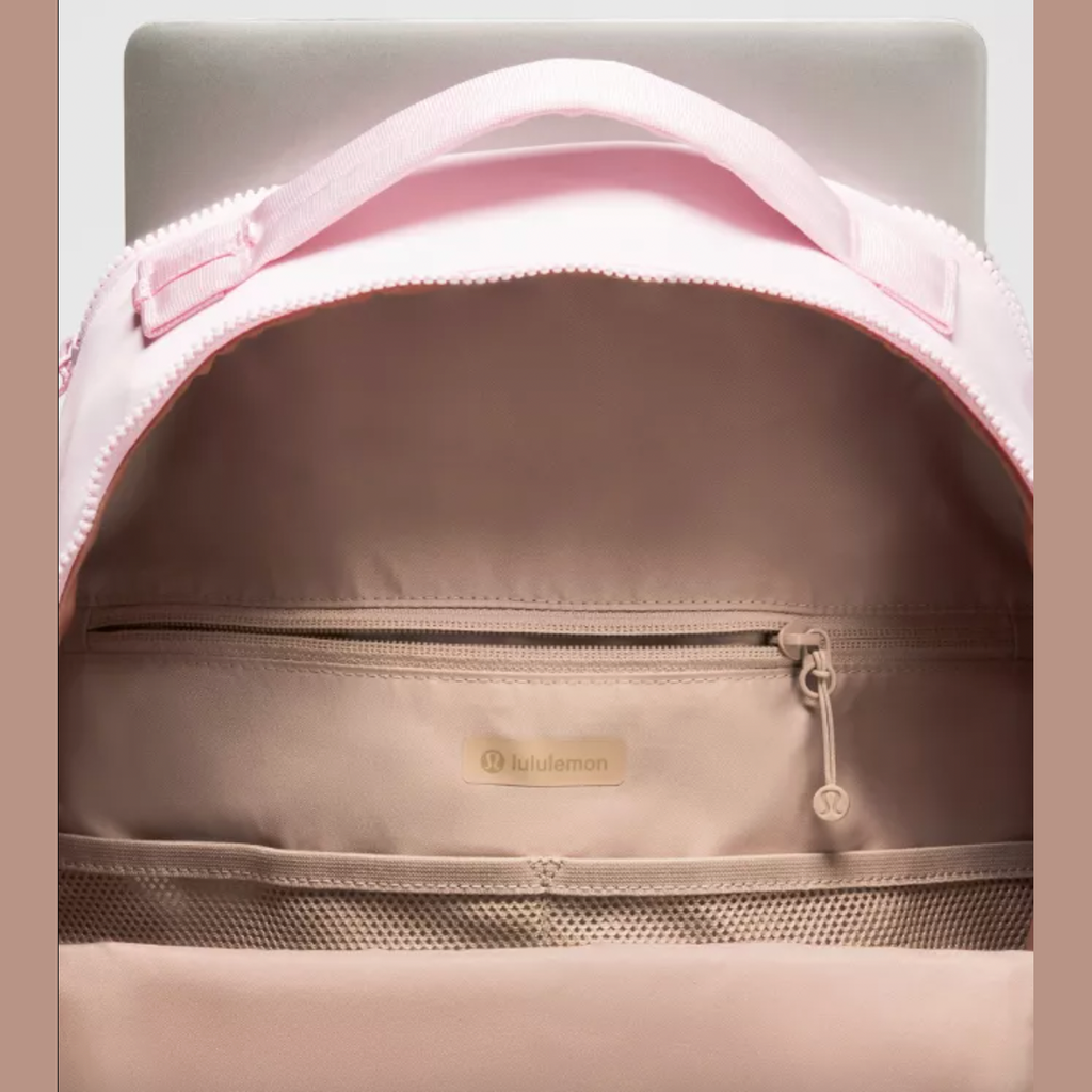 Lululemon New Crew Backpack 22L - Pink Pearl/Wacky Khaki