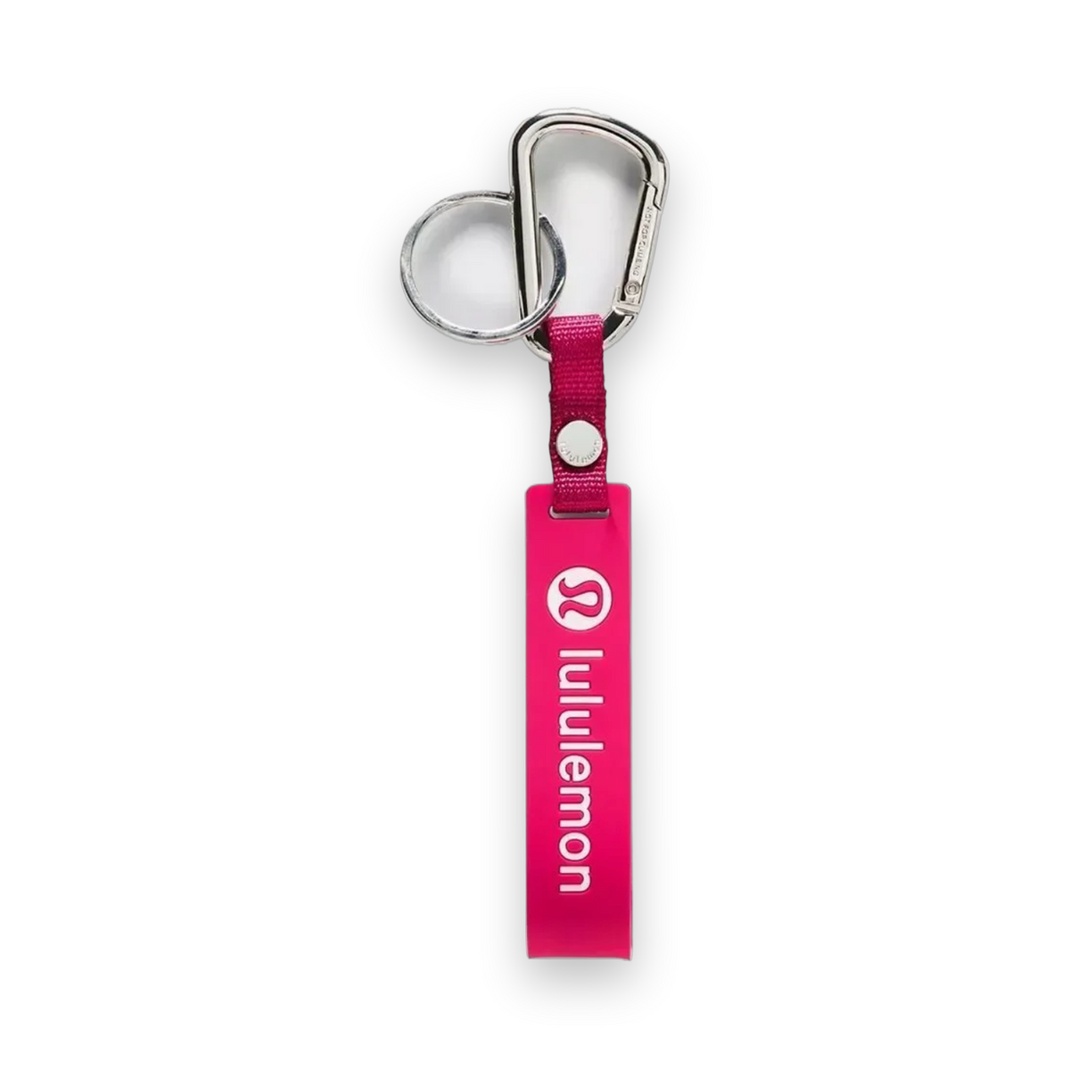 Lululemon Silicone Keychain - Calypso Pink/Blissful Pink 