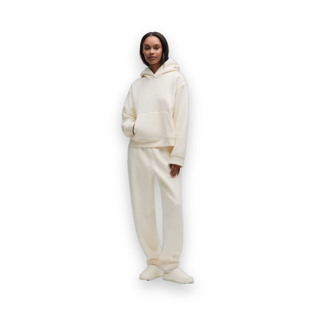 Lululemon Women's Steady State SuperLoft Hoodie Wider Cuff - Coconut Ivory