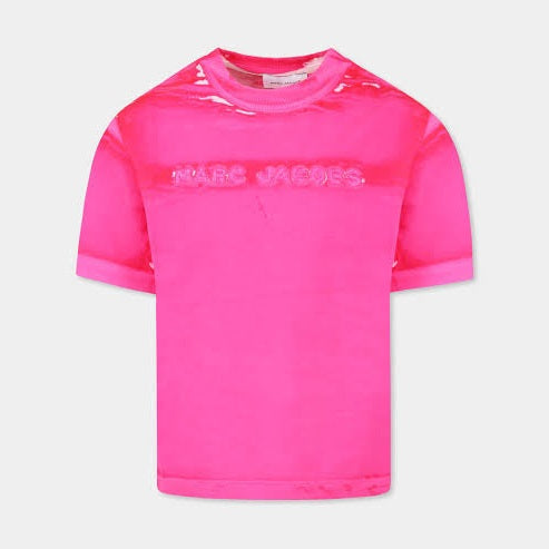 Marc Jacobs Kids Printed Cotton tshirt - Pink 