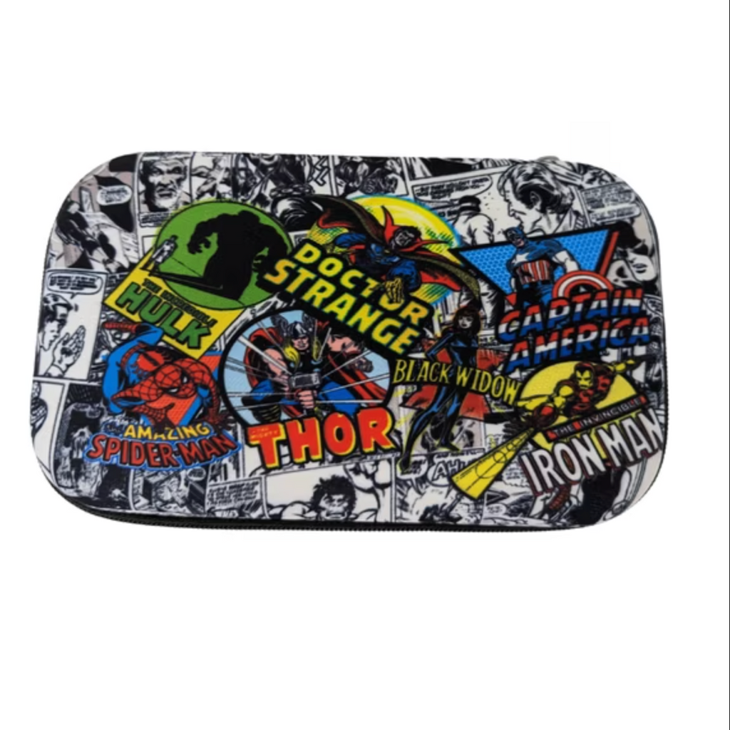 Marvel Comics Pencil Case Organizer - Molded Hard Shell