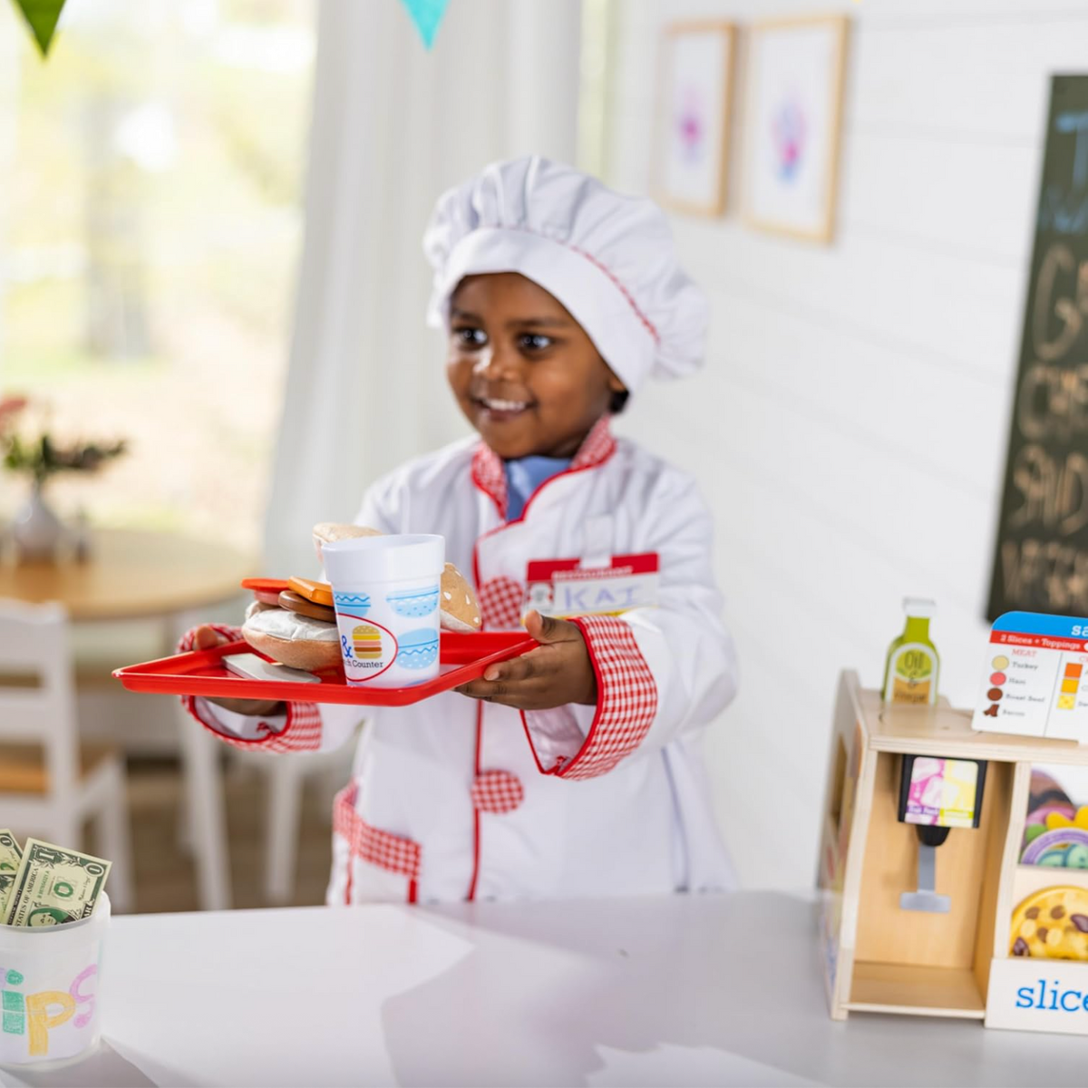 Melissa & Doug Chef Costume 8-Piece 3-6