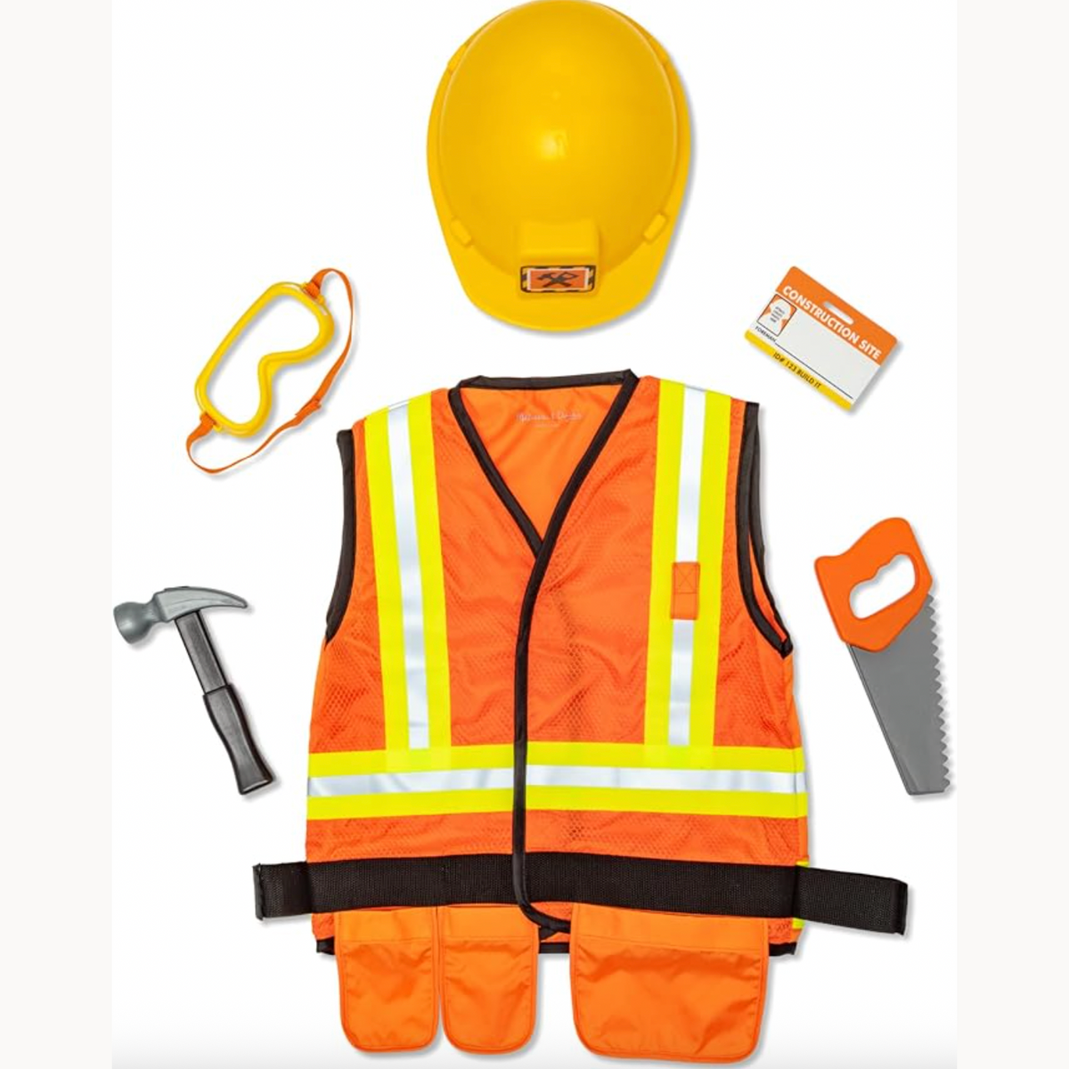 Melissa & Doug Construction Costume 3-6