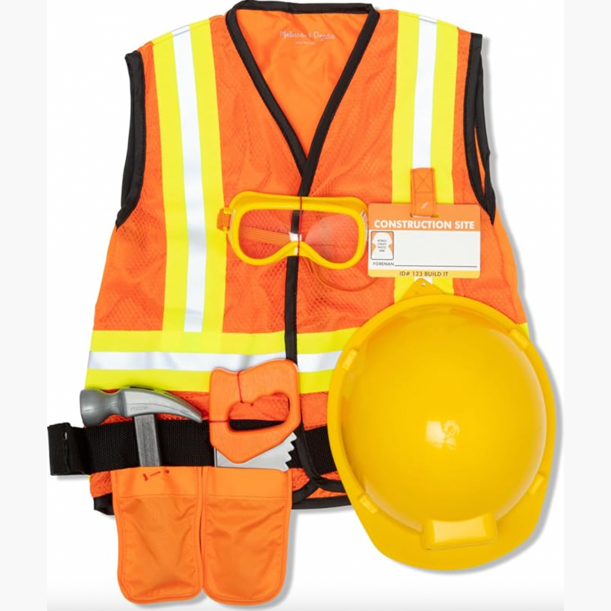 Melissa & Doug Construction Costume 3-6