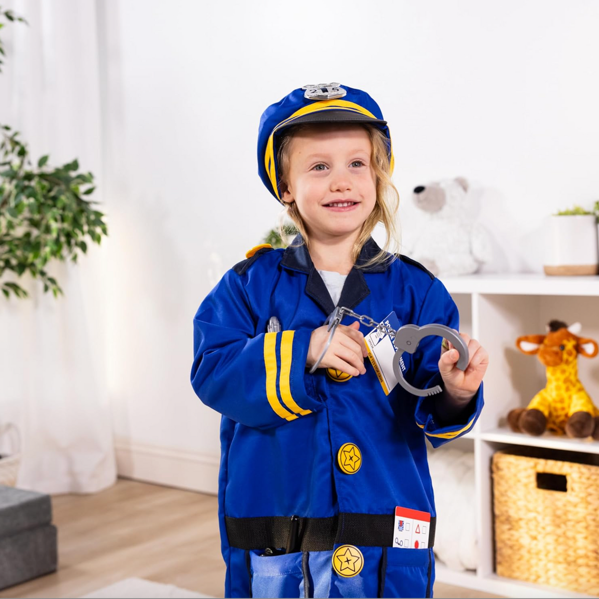 Melissa & Doug Police Officer Costume 3-6
