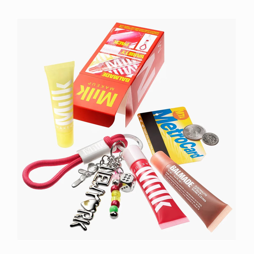 Milk Makeup Balmade Electrolyte Lip Balm Trio + Keychain 