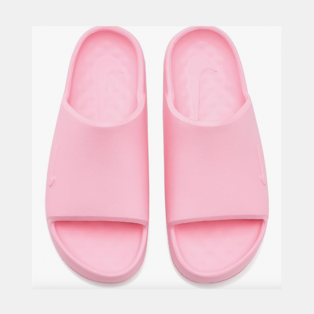 Nike Unisex Kids Calm Slides 2.0 - Boys and Girls Sandals - Medium Soft Pink