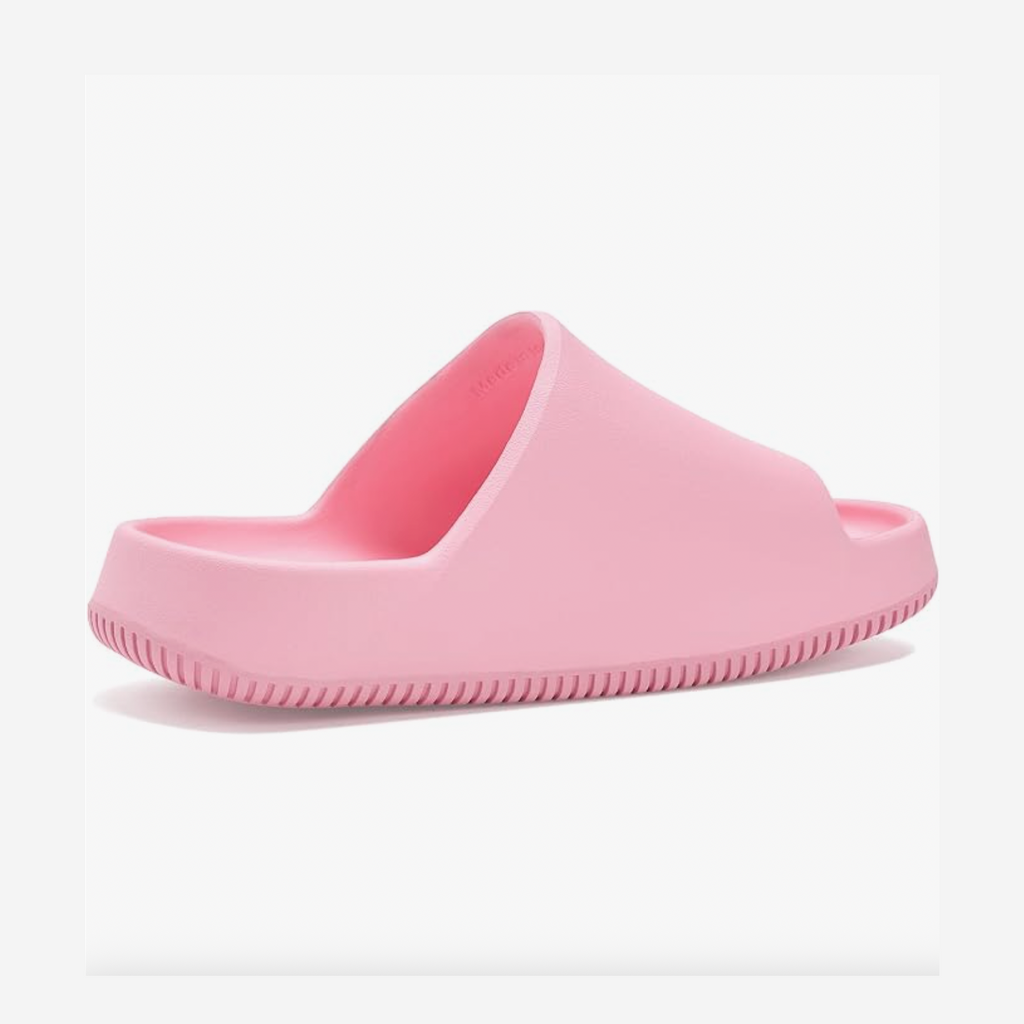 Nike Unisex Kids Calm Slides 2.0 - Boys and Girls Sandals - Medium Soft Pink